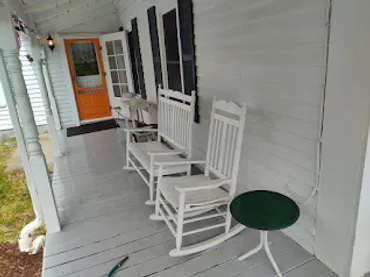 Rocking chairs on the porch